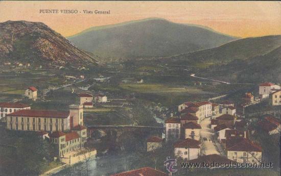 Postales: PUENTE VIESGO (CANTABRIA).- VISTA GENERAL