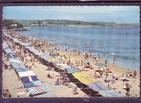Postales: SANTANDER - EL SARDINERO - PRIMERA PLAYA - Foto 1