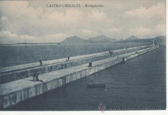 Postales: CASTRO - URDIALES.- Rompeolas - Foto 1