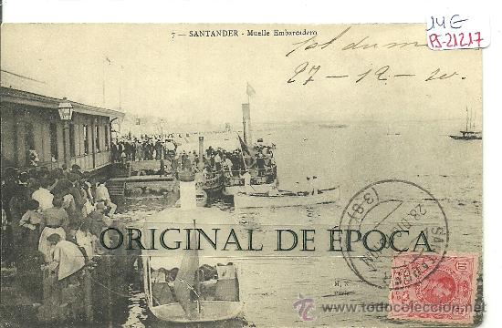 Postales: (PS-21217)POSTAL DE SANTANDER-MUELLE EMBARCADERO - Foto 1