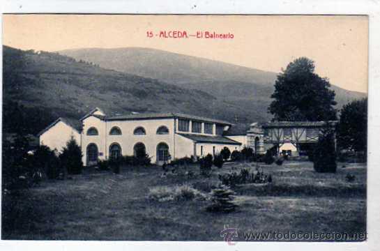 Postkarten: Cantabria. Alceda.n&ordm; 15. El Balneario. Edici&oacute;n J. Fernandez.
