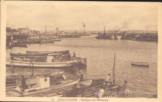 Postales: SANTANDER.- D&Aacute;RSENA DE MOLNEDO - Foto 1