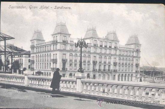 Postales: SANTANDER.-GRAN HOTEL- SARDINERO - Foto 1