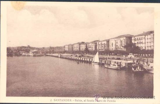 Cartoline: SANTANDER.- BAH&Iacute;A, AL FONDO PASEO DE PEREDA