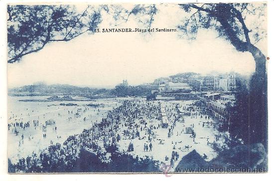 Postales: Santander, postal formato antiguo - Foto 1