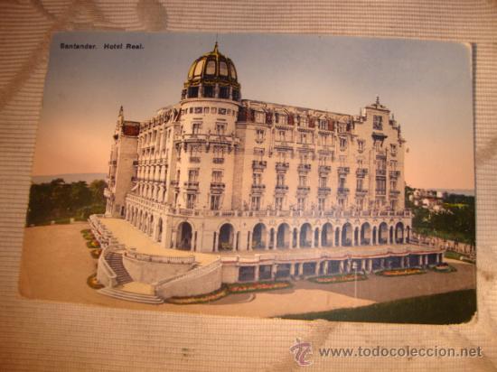 Postales: ANTIGUA POSTAL DE SANTANDER, HOTEL REAL. - Foto 1