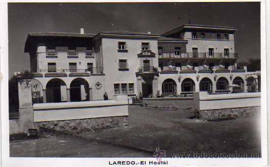 Postales: Santander. Laredo. El hostal. escrita. sin circular. - Foto 1