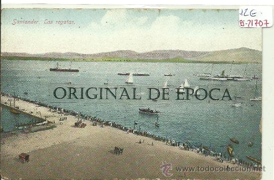 Postales: (PS-21707)POSTAL DE SANTANDER-LAS REGATAS - Foto 1