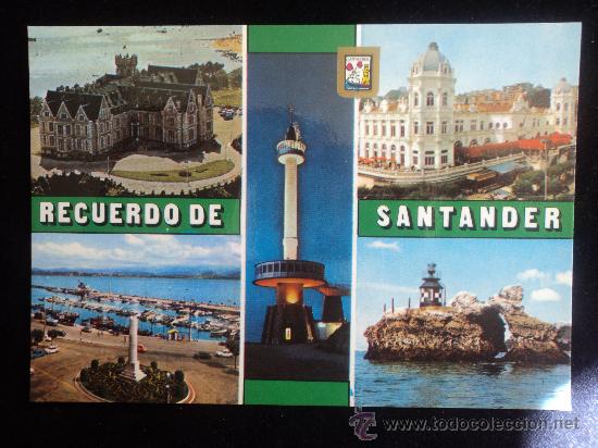 Postales: RECUERDO DE SANTANDER. SIN CIRCULAR - Foto 1