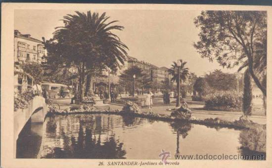 Postales: SANTANDER.- JARDINES DE PEREDA - Foto 1