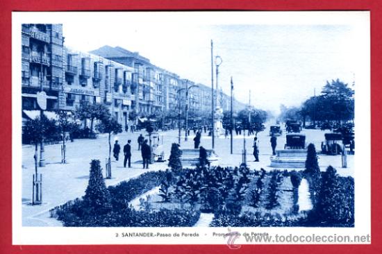 Postales: santander, paseo de pereda,     p50032 - Foto 1