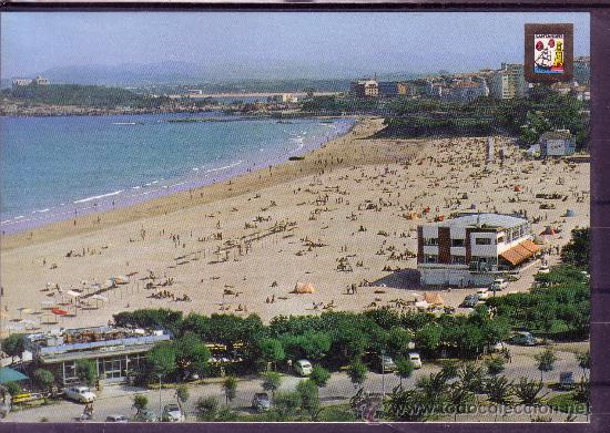 Postales: CANTABRIA - SANTANDER - PLAYA DEL SARDINERO - Foto 1