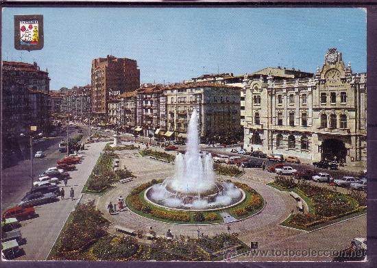 Postales: CANTABRIA - SANTANDER - PLAZA DEL GENERALISIMO - Foto 1