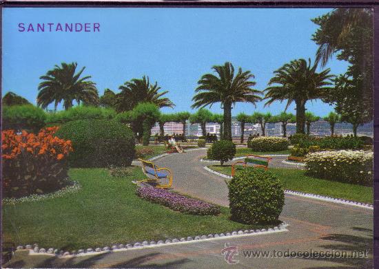 Postales: CANTABRIA - SANTANDER - JARDINES DE PIQUIO - Foto 1