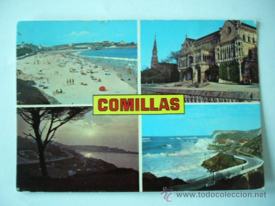 Postales: COMILLAS SANTANDER.  ESCRITA Y CIRCULADA - Foto 1