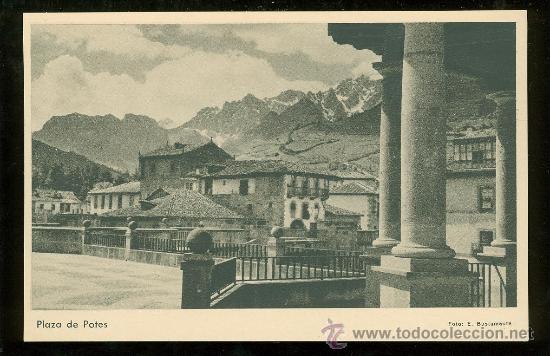 Postales: TARJETA POSTAL DE POTES. PLAZA DE POTES. - Foto 1