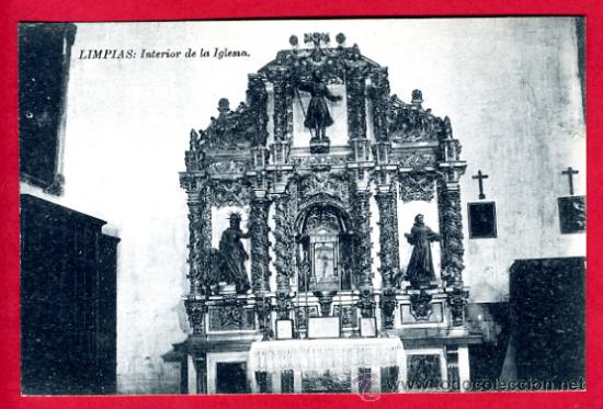 Postales: limpias, interior de la iglesia,    p60443 - Foto 1