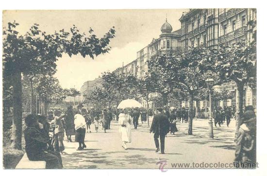 Postales: SANTANDER  - paseo de Pereda .. A Fuertes - Santander .. Sin circular - Foto 1