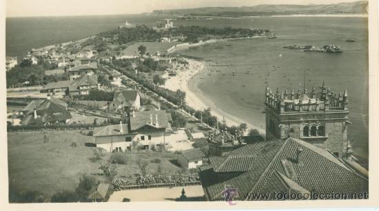 Postales: SANTANDER, PLAYA Y PALACIO DE LA MAGDALENA - Foto 1