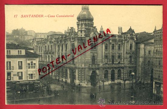 Postales: SANTANDER, CASA CONSISTORIAL,     P63006 - Foto 1