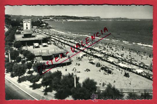 Postales: SANTANDER, PRIMERA PLAYA,      P63042 - Foto 1