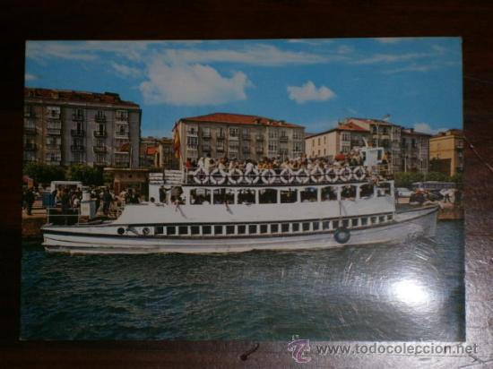 Postales: Postal de Santander: Excursi&oacute;n mar&iacute;tima por la bah&iacute;a (Sin circular) - Foto 1