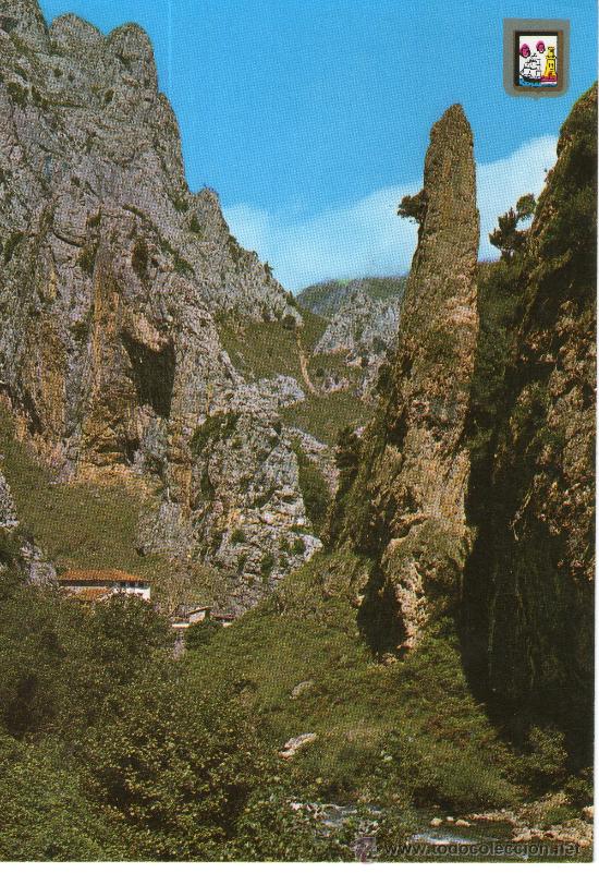Postais: buena postal de cantabria, escudo de oro - desfiladero de la hermida