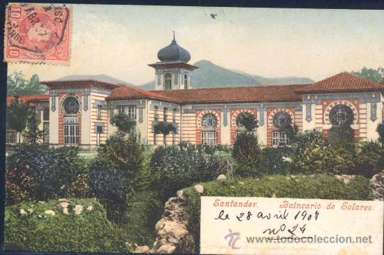 Postales: SANTANDER.- BALNEARIO DE SOLARES - Foto 1