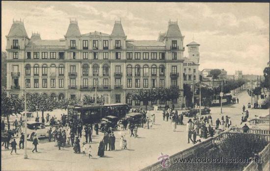 Postales: SANTANDER-SARDINERO.- EL GRAN HOTEL - Foto 1