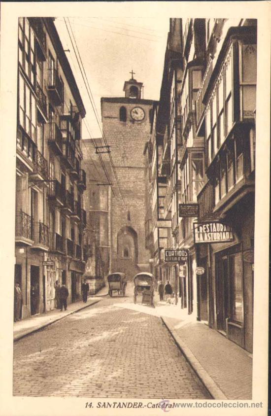 Postales: SANTANDER.-. CATEDRAL - Foto 1