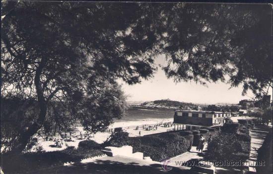 Postales: SANTANDER.- JARDINES DE PIQUIO Y PLAYA - Foto 1