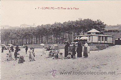 Postales: POSTAL COMILLAS EL PINAR DE LA PLAYA - Foto 1