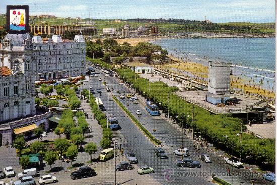 Postales: CANTABRIA - SANTANDER - PLAYA DEL SARDINERO - Foto 1