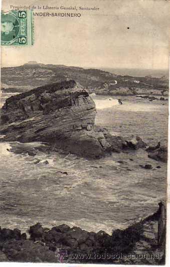 Postales: Santander. Sardinero. Libreria General. Circulada. - Foto 1
