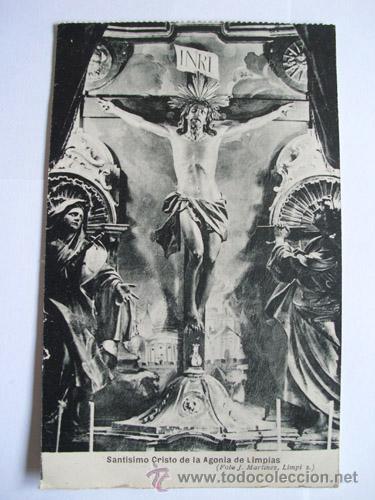 Postcards: Antigua Postal : Sant&iacute;simo Cristo de la Agonia de Limpias - CANTABRIA. Foto J.Mart&iacute;nez
