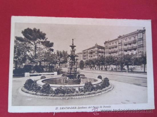 Postales: SANTANDER - JARDINES DE PEREDA - Foto 1