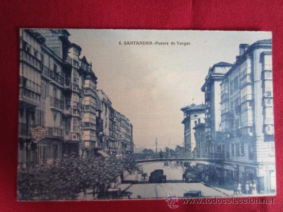 Postales: SANTANDER - PUENTE DE VARGAS - Foto 1
