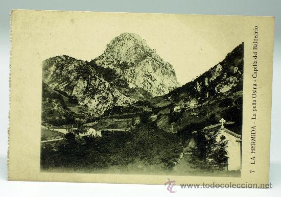 Postais: Postal Balneario La Hermida La Pe&ntilde;a Osina Capilla Balneario sin editor sin circular