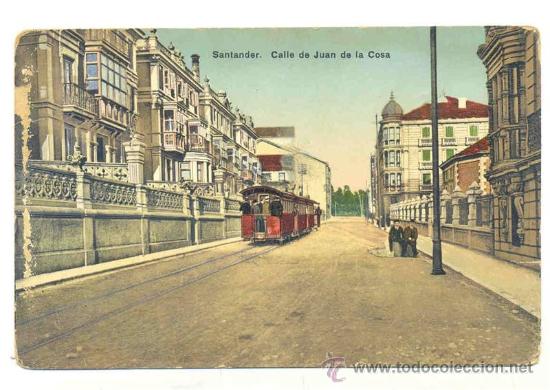 Postales: Santander Calle de Juan de la Cosa - Foto 1