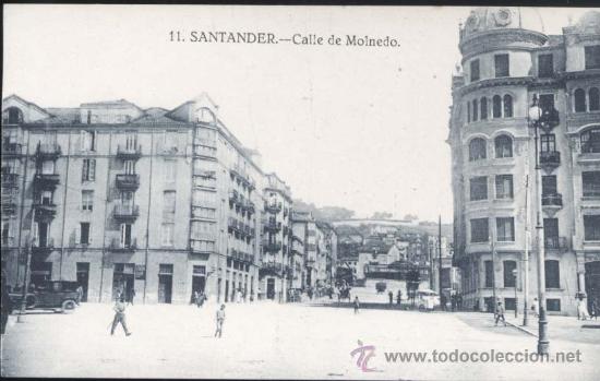 Postales: SANTANDER.- CALLE DE MOLNEDO - Foto 1