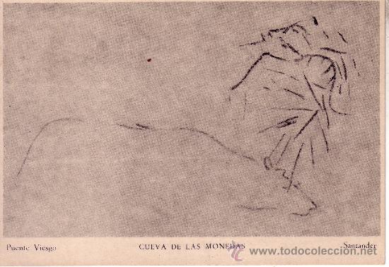 Postales: CUEVA DE LAS MONEDAS - SANTANDER - Foto 1