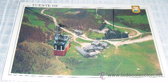 Postkarten: postal Fuente de (Cantabria) telesferico