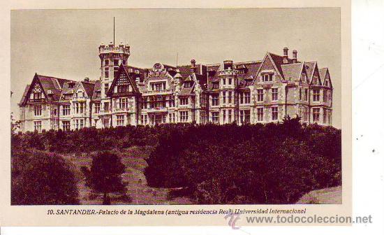 Postales: 10 santander -palacio de la magdalena - Foto 1