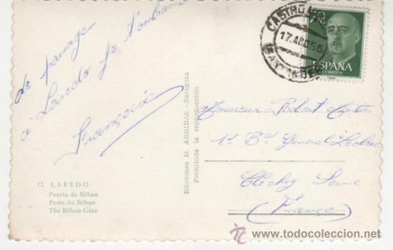 Postales: LAREDO.- Puerta de Bilbao - Foto 2