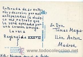 Postales: ANTIGUA POSTAL DE SANTANDER. DOMINGUEZ N&ordm; 12 - Foto 2