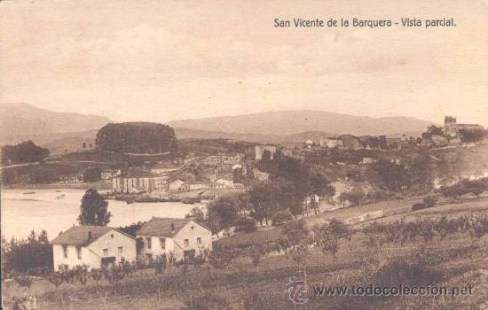 Postales: SAN VICENTE DE LA BARQUERA (CANTABRIA).- VISTA PARCIAL