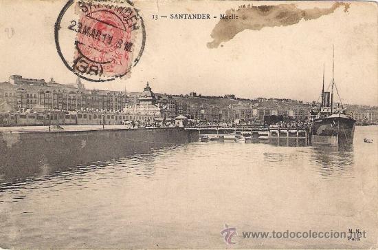 Postales: SANTANDER - MUELLE ( M N. N&ordm; 13 ) - Foto 1