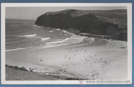 Postales: C&oacute;breces - Playa - Santander - 1957 - Foto 1