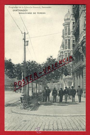 Postales: POSTAL SANTANDER, BOULEVARD DE PEREDA , P69523 - Foto 1