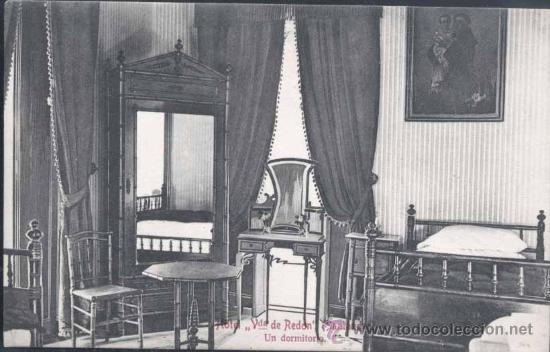 Postales: SANTANDER.- HOTEL &rdquo;VDA DE RED&Oacute;N&rdquo;- UN DORMITORIO - Foto 1
